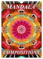 MANDALA COMPOSITIONS (Wall Calendar 2024 DIN A4 portrait), CALVENDO 12 Month Wall Calendar