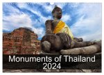 Monuments of Thailand 2024 (Wall Calendar 2024 DIN A3 landscape), CALVENDO 12 Month Wall Calendar