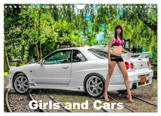 Girls and Cars (Wall Calendar 2024 DIN A4 landscape), CALVENDO 12 Month Wall Calendar