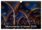 Monuments of Israel 2024 (Wall Calendar 2024 DIN A4 landscape), CALVENDO 12 Month Wall Calendar
