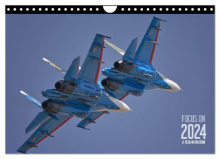 FOCUS ON 2024 Aviation Photography of Nick Delhanidis (Wall Calendar 2024 DIN A4 landscape), CALVENDO 12 Month Wall Calendar