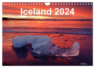 Iceland 2024 (Wall Calendar 2024 DIN A4 landscape), CALVENDO 12 Month Wall Calendar