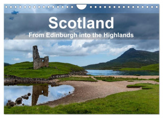 Scotland - From Edinburgh into the Highlands (Wall Calendar 2024 DIN A4 landscape), CALVENDO 12 Month Wall Calendar
