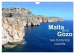 Malta and Gozo two historical islands (Wall Calendar 2024 DIN A4 landscape), CALVENDO 12 Month Wall Calendar