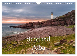 Scotland Alba (Wall Calendar 2024 DIN A4 landscape), CALVENDO 12 Month Wall Calendar