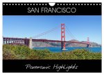 SAN FRANCISCO Panoramic Highlights (Wall Calendar 2024 DIN A4 landscape), CALVENDO 12 Month Wall Calendar