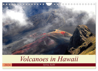 Volcanoes and Lava in Hawaii (Wall Calendar 2024 DIN A4 landscape), CALVENDO 12 Month Wall Calendar