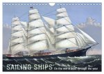 Sailing Ships (UK Version) (Wall Calendar 2024 DIN A4 landscape), CALVENDO 12 Month Wall Calendar