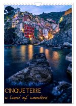 Cinque Terre a Land of Wonders (Wall Calendar 2024 DIN A4 portrait), CALVENDO 12 Month Wall Calendar