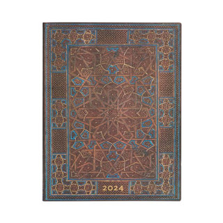 Paperblanks 2024 Midnight Star Cairo Atelier 12-Month Flexi Ultra Vertical 176 Pg 100 GSM