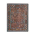 Paperblanks 2024 Midnight Star Cairo Atelier 12-Month Flexi Ultra Vertical 176 Pg 100 GSM