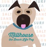 Millhouse: The Beach Life Pug