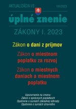 Aktualizácia I/3 2023 – daňové a účtovné zákony