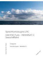 Sprechfunkzeugnis LRC - GW/KW-Funk in der Seeschifffahrt