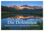 Die Dolomiten - Wanderung durch den Naturpark Schlern-Rosengarten (Wandkalender 2024 DIN A2 quer), CALVENDO Monatskalender