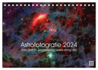 Astrofotografie von Stefan Ziegenbalg (Querformat) (Tischkalender 2024 DIN A5 quer), CALVENDO Monatskalender