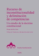 RECURSO DE INCONSTITUCIONALIDAD Y DELIMITACION DE COMPETENCIAS