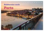 Städtereise nach Porto (Tischkalender 2024 DIN A5 quer), CALVENDO Monatskalender