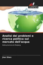 Analisi dei problemi e ricerca politica sul mercato dell'acqua