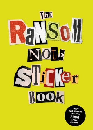 Ransom Note Sticker Book