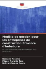 Modèle de gestion pour les entreprises de construction Province d'Imbabura