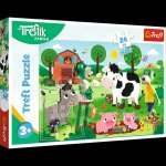 Puzzle 24 maxi Rodzina Treflików na wsi 14361
