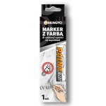 Marker z farbą do renowacji napisów na nagrobkach srebrny Mungyo