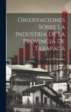 Observaciones Sobre La Industria De La Provincia De Tarapacá