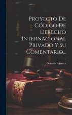 Proyecto De Código De Derecho Internacional Privado Y Su Comentario...