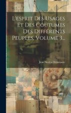 L'esprit Des Usages Et Des Coutumes Des Différents Peuples, Volume 3...