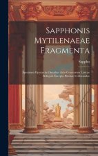 Sapphonis Mytilenaeae Fragmenta: Specimen Operae in Omnibus Artis Graecorum Lyricae Reliquiis Excepto Pindaro Collocandae