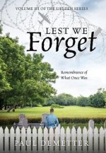 Lest We Forget: Remembrance of What Once Was