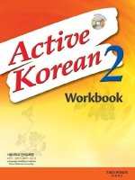 ACTIVE KOREAN 2 WROKBOOK NOUVELLE EDITION (AVEC QR CODE)