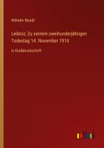 Leibniz; Zu seinem zweihunderjährigen Todestag 14. November 1916