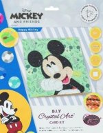 Crystal Art pohlednice Mickey