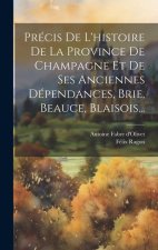 Précis De L'histoire De La Province De Champagne Et De Ses Anciennes Dépendances, Brie, Beauce, Blaisois...