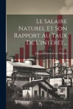 Le Salaire Naturel Et Son Rapport Au Taux De L'intér?t...