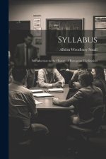 Syllabus: Introduction to the History of European Civilization