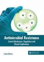 Antimicrobial Resistance: Control Mechanism, Regulation and Clinical Implications