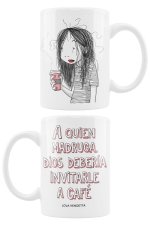 TAZA MUG A QUIEN MADRUGA LOLA VENDETTA