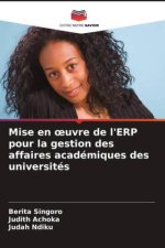 Mise en oeuvre de l'ERP pour la gestion des affaires académiques des universités