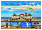 Vier Kaiserbäder ? zwei Nationen ? Impressionen von der Ostseeinsel Usedom (Wandkalender 2024 DIN A2 quer), CALVENDO Monatskalender