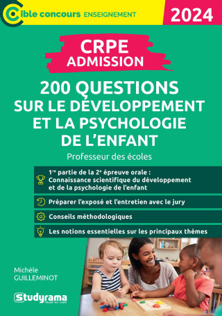 CRPE – Admission – 200 questions sur le développement et la psychologie de l'enfant