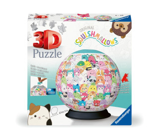 Ravensburger 3D Puzzle 11583 - Puzzle-Ball Squishmallows - Puzzleball aus dreidimensional geformten Puzzleteilen - ideales Geschenk für Erwachsene und