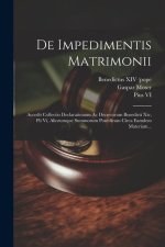 De Impedimentis Matrimonii: Accedit Collectio Declarationum Ac Decretorum Benedicti Xiv, Pii Vi, Aliorumque Summorum Pontificum Circa Eamdem Mater