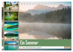 Ein Sommer in den Bayerischen Alpen (Tischkalender 2024 DIN A5 quer), CALVENDO Monatskalender