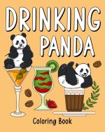 Drinking Panda Coloring Book