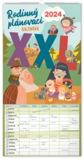 Rodinný plánovací XXL 2024 - nástenný kalendár