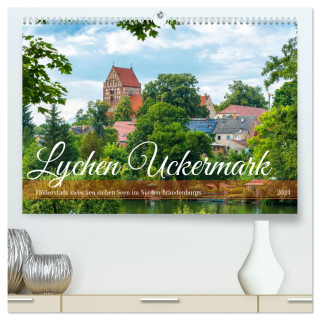 Lychen Uckermark (hochwertiger Premium Wandkalender 2024 DIN A2 quer), Kunstdruck in Hochglanz