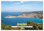 Kroatien - Zauberhaftes ?ibenik-Knin (Wandkalender 2024 DIN A4 quer), CALVENDO Monatskalender